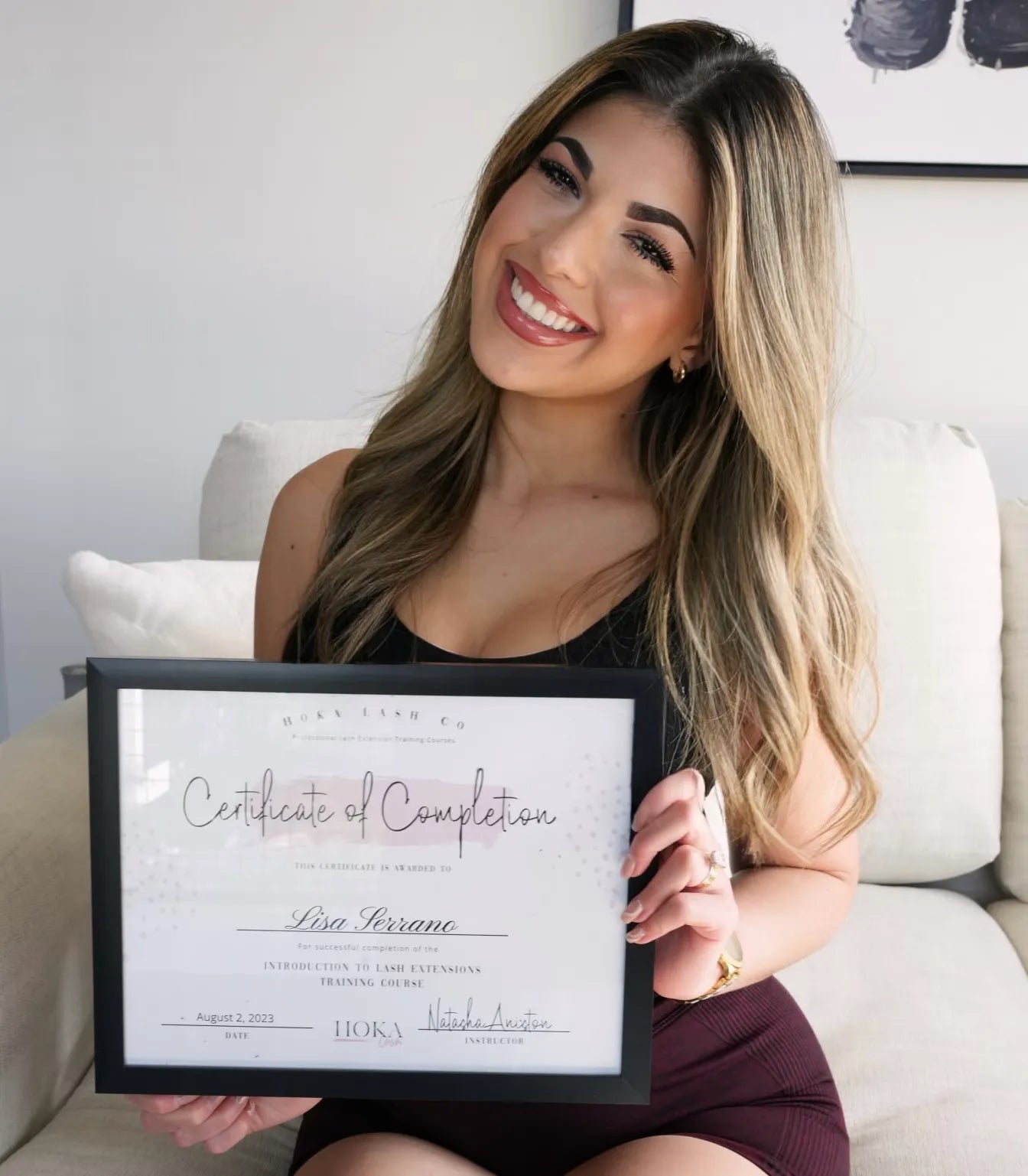 Hoka Lash Official Certificate of Completion