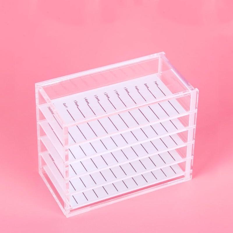 5 Layers Acrylic Lash Storage Case