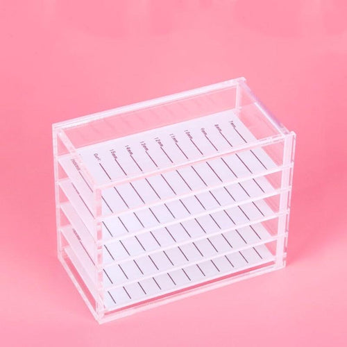 5 Layers Acrylic Lash Storage Case