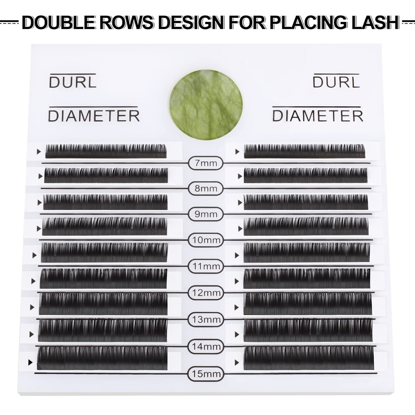 2-in-1 Adhesive Pallet With Jade Stone,