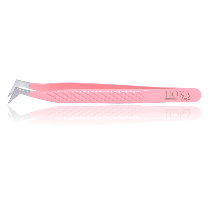 C02 Baby Pink Lash Tweezer