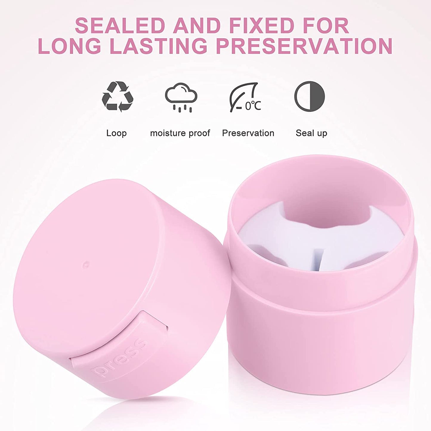 Lash Glue Container Vacuum Seal