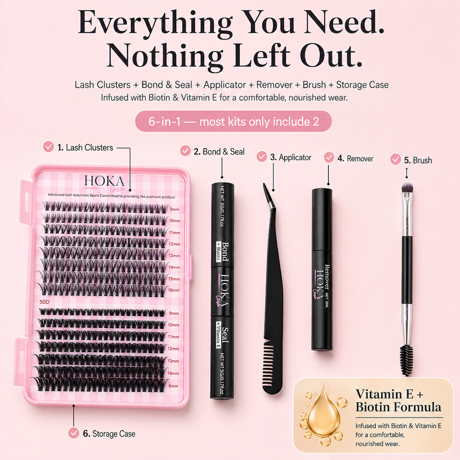 Hoka Lash Complete DIY Lash Cluster Kit