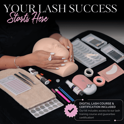 Eyelash Extension Kit + Lash Training Course & Certification