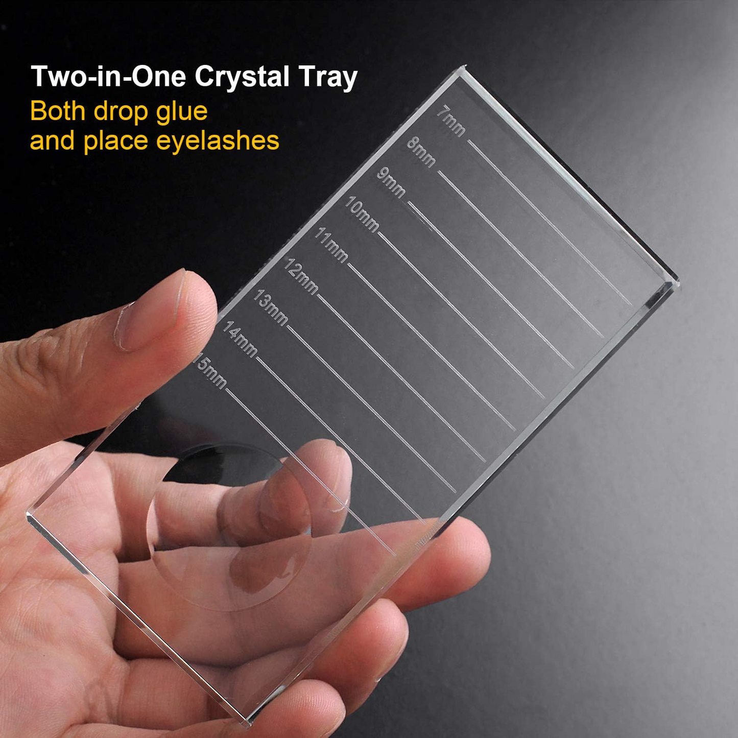 Crystal Glass Lash Tray