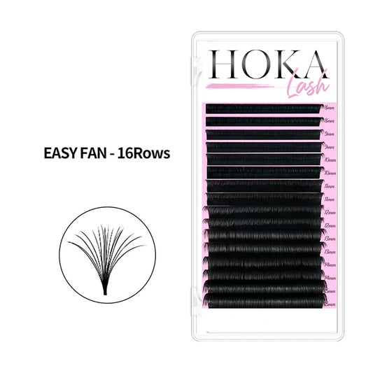 Easy Fanning Lash (16 Rows)